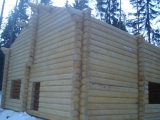Дом из лафета в Ленинградской области